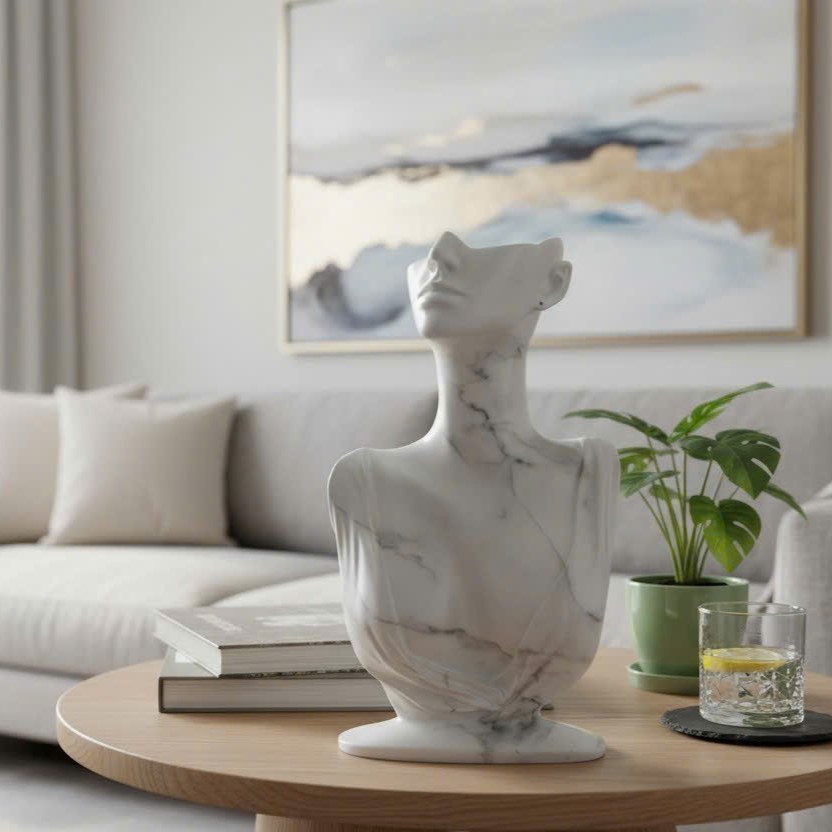 AS-04 - Draped Bust Sculpture