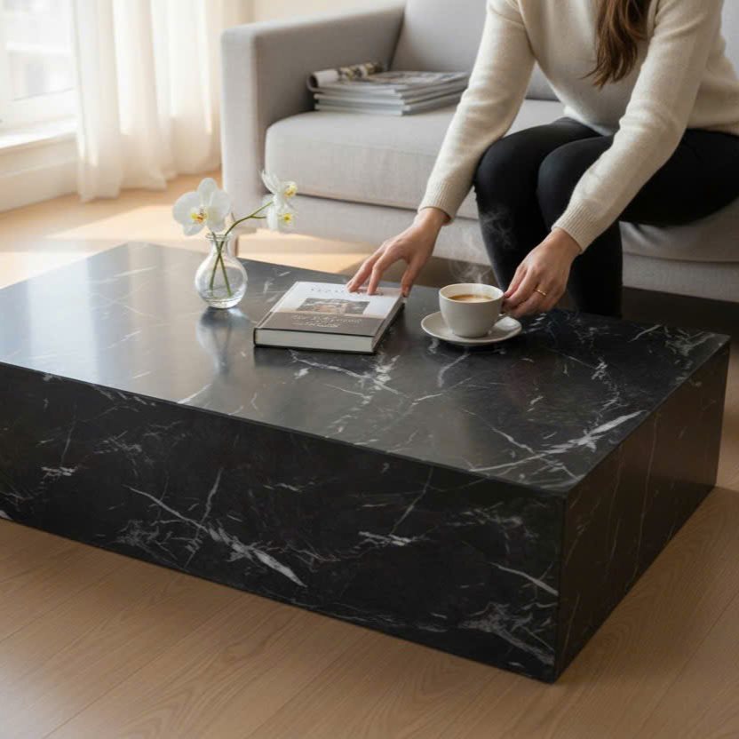 TB-09 - Rectangular Block Coffee Table