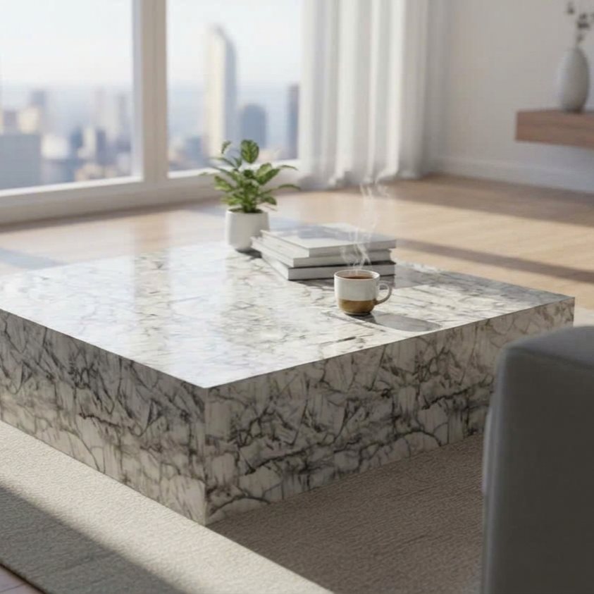 TB-11 - Square Block Coffee Table